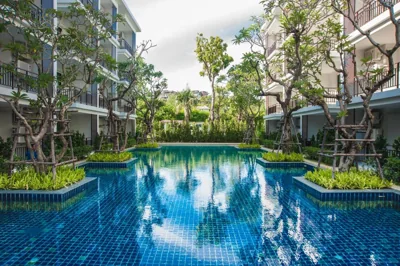 Monolocale con vista sulla piscina — The Title KR Beach Condotel Rawai Beach
